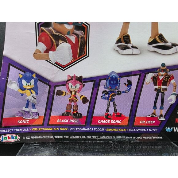 Sonic Prime Dr. Deep Figurine With 13 Points Of Articulation - Picture 6 of 6